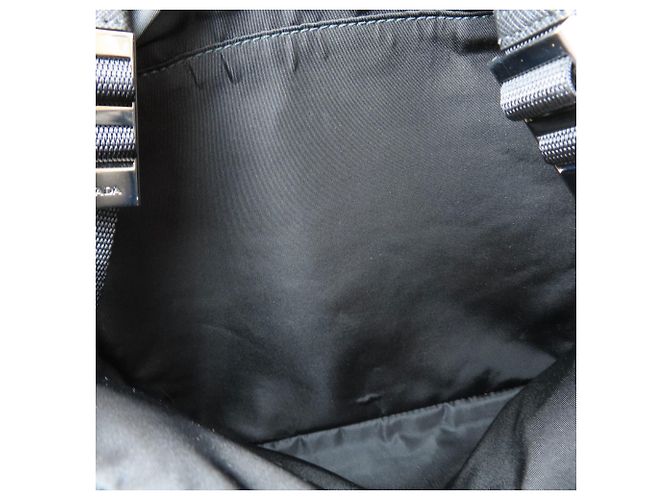 Sac à dos Prada en nylon noir - vue 8