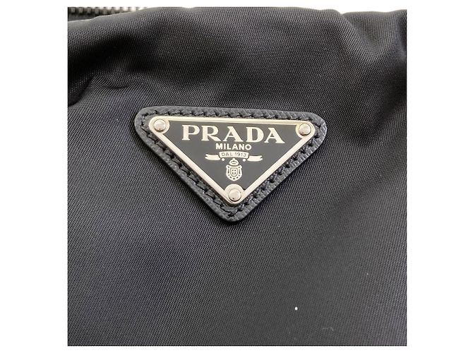 Mala de negócios 2-way Prada com logo hardware Preto - vista 8