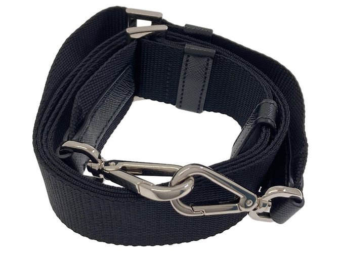 Mala de negócios 2-way Prada com logo hardware Preto - vista 9