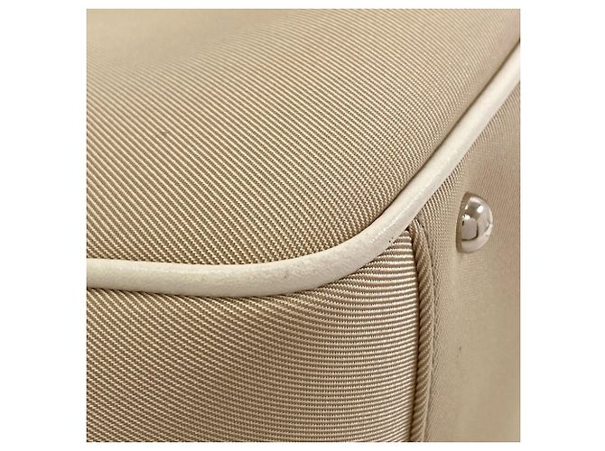 Borsa Burberry Check Bianco Beige - vista 15