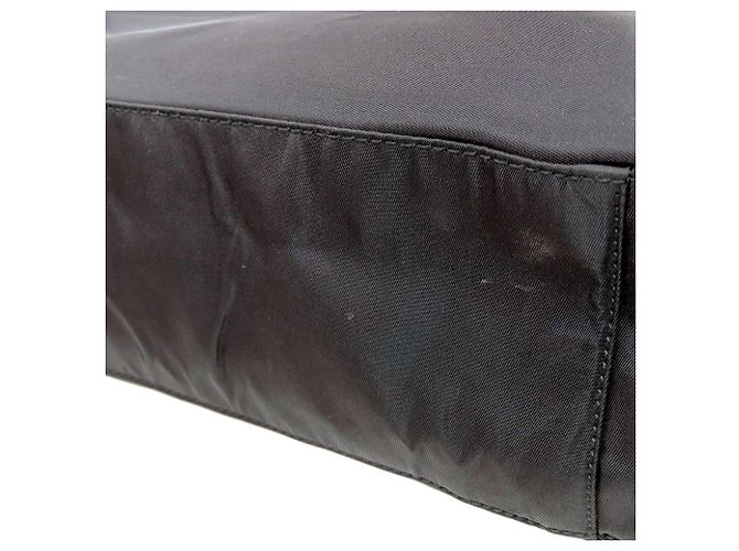 Saco tote Prada em nylon preto - vista 12