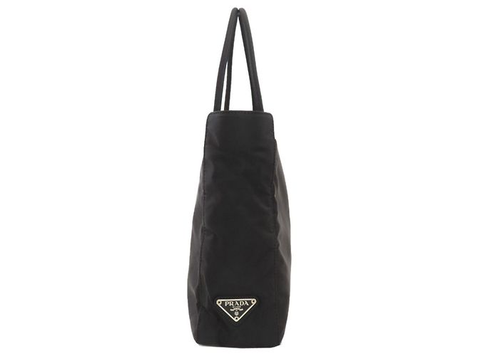 Saco tote Prada em nylon preto - vista 3