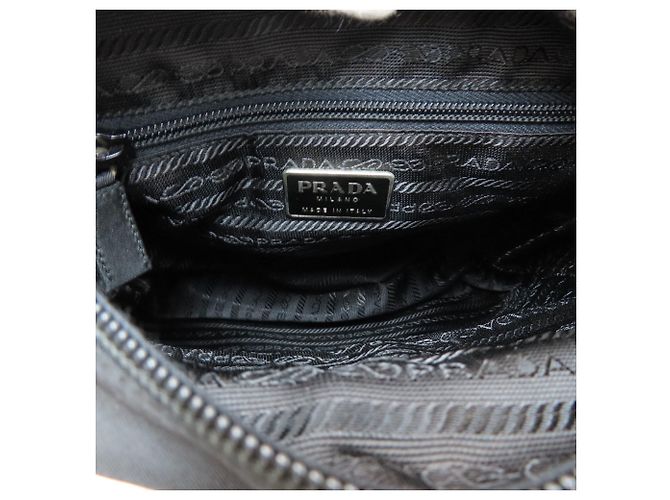 Saco tote Prada em nylon preto - vista 5