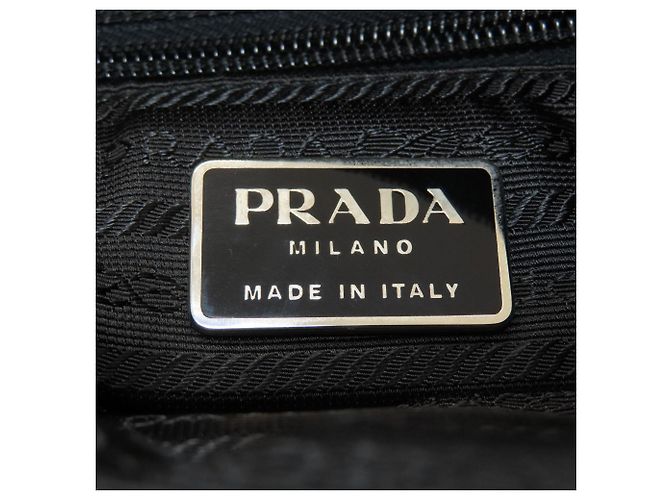 Saco tote Prada em nylon preto - vista 6