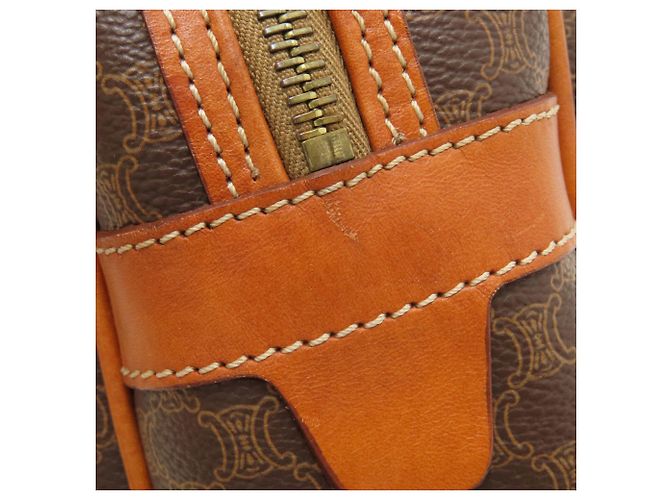 Céline Celine Macadam Triomphe Handtasche Braun - Ansicht 10