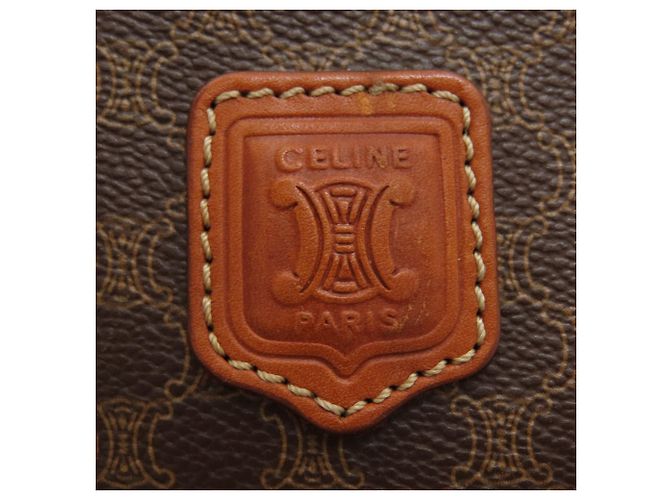 Céline Celine Macadam Triomphe Handtasche Braun - Ansicht 13