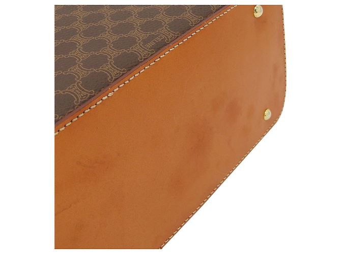 Céline Celine Macadam Triomphe Handtasche Braun - Ansicht 14