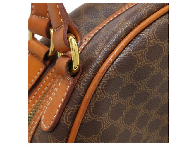 Céline Celine Macadam Triomphe Handtasche Braun - Ansicht 15