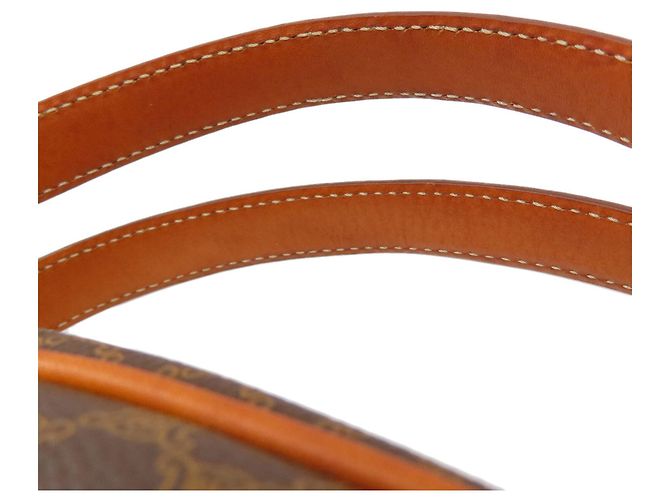 Céline Celine Macadam Triomphe Handtasche Braun - Ansicht 18