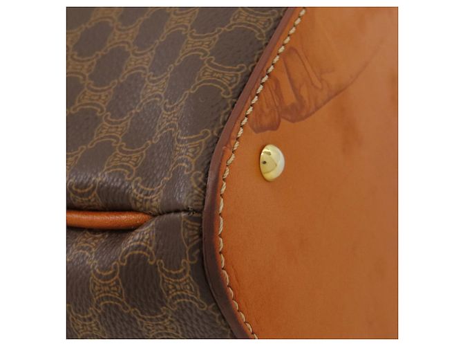 Céline Celine Macadam Triomphe Handtasche Braun - Ansicht 19