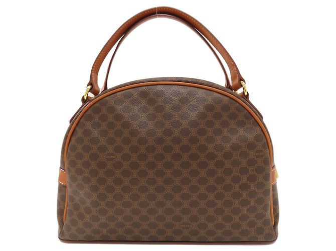 Céline Celine Macadam Triomphe Handtasche Braun - Ansicht 2
