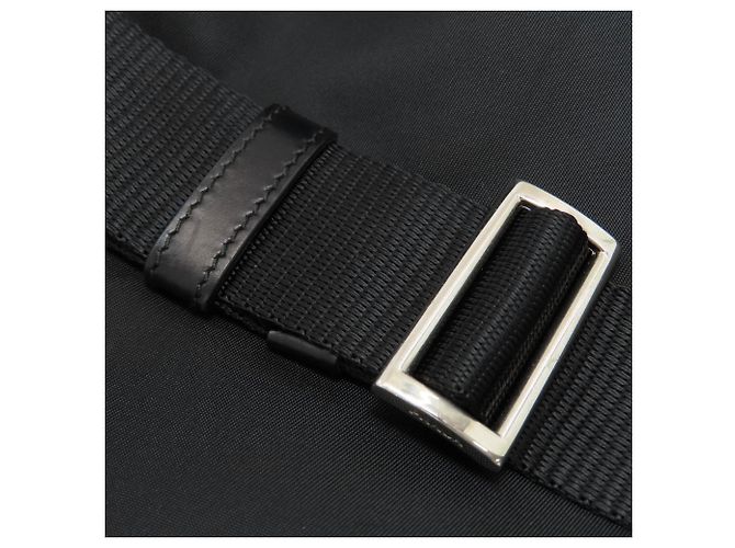 Prada Nylon Shoulder Bag Black - view 15