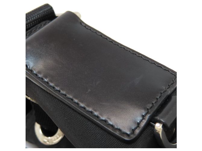 Prada Nylon Shoulder Bag Black - view 16