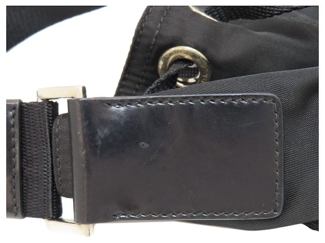Prada Nylon Shoulder Bag Black - view 17