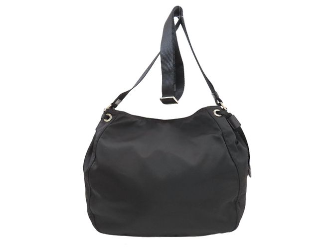 Prada Nylon Shoulder Bag Black - view 2