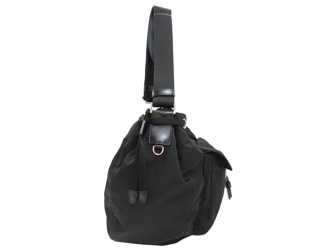 Prada Nylon Shoulder Bag Black - view 3