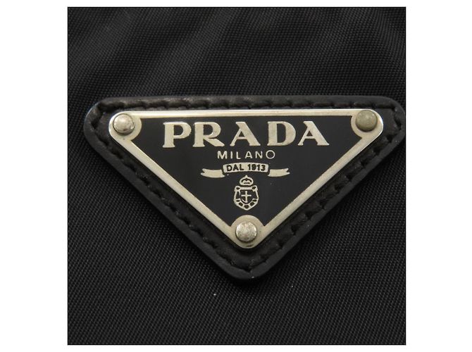 Prada Nylon Shoulder Bag Black - view 7