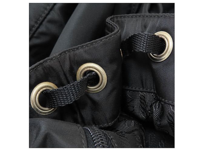 Prada Nylon Shoulder Bag Black - view 8