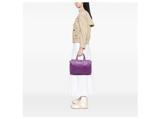 Bolso Boston Gucci Joy Medium Guccissima Morado Púrpura - vista 5