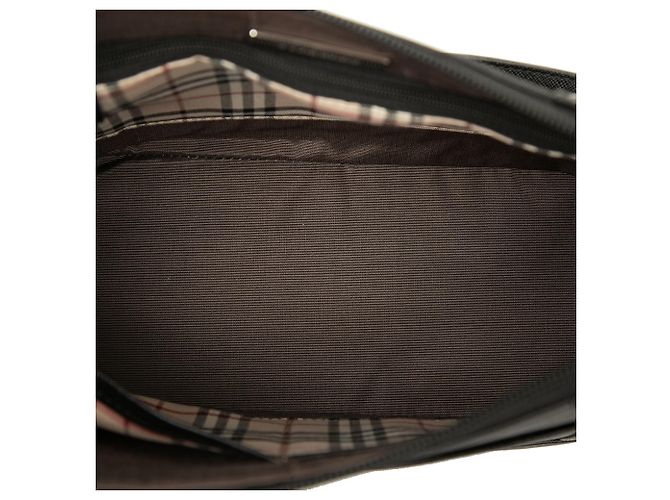 Borsa a tracolla Burberry in pelle nera Nero - vista 4