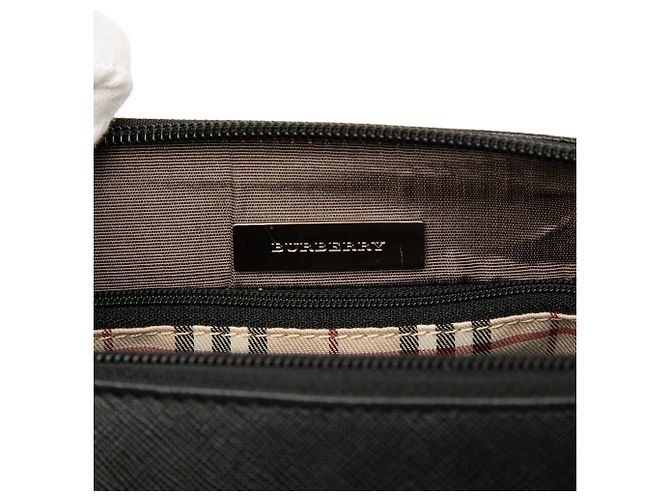 Borsa a tracolla Burberry in pelle nera Nero - vista 5