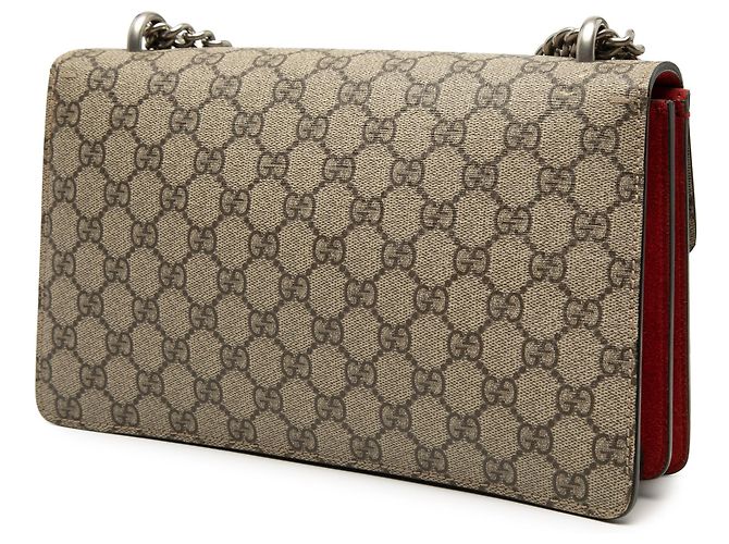 Borsa a tracolla Gucci Dionysus Medium GG Supreme Beige - vista 2