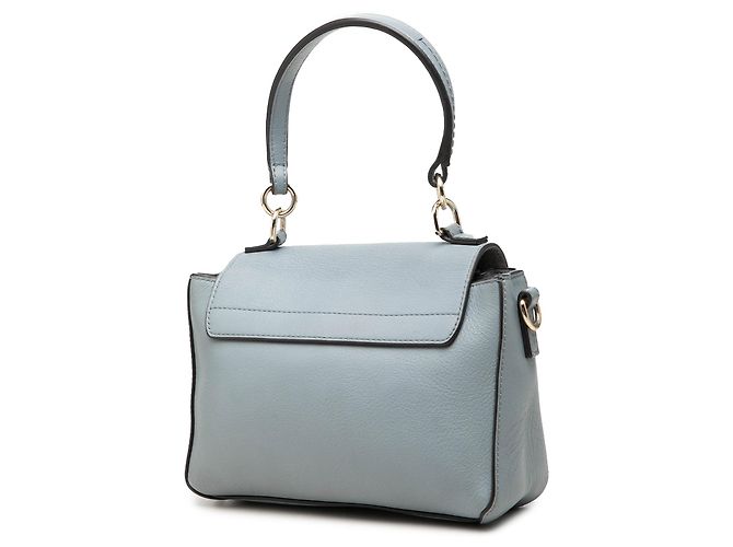 Borsa Faye Day Mini in pelle blu Chloé Blu chiaro - vista 2