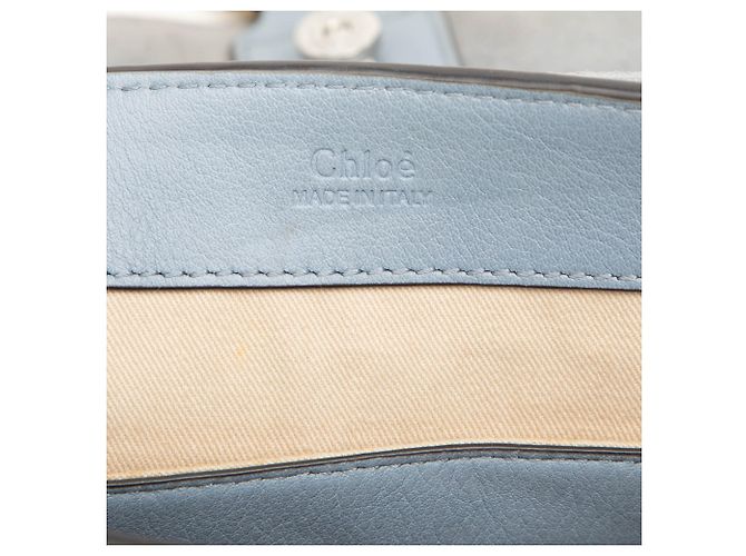 Borsa Faye Day Mini in pelle blu Chloé Blu chiaro - vista 5