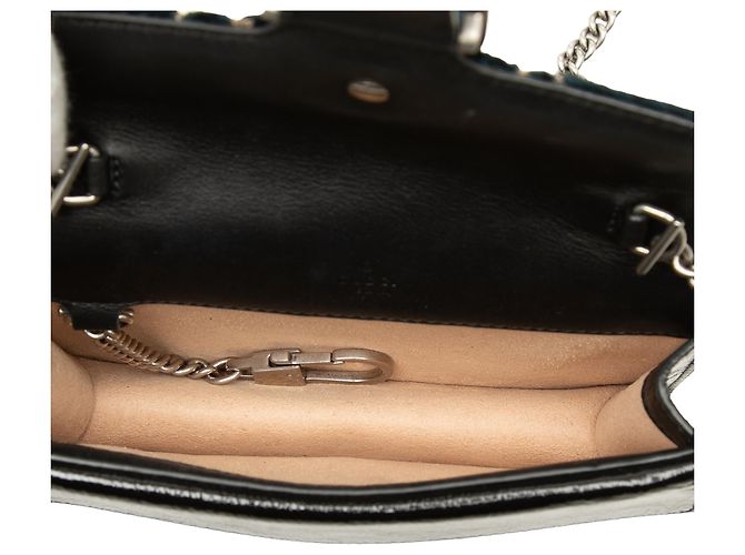 Borsa a tracolla Gucci Mini GG Dionysus in velluto blu Blu scuro - vista 4