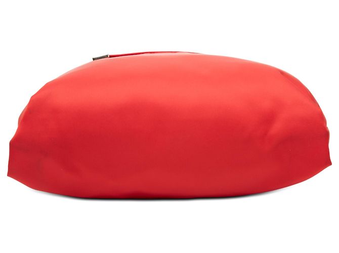 Borsa a tracolla Prada in Tessuto rossa con zip Rosso - vista 3