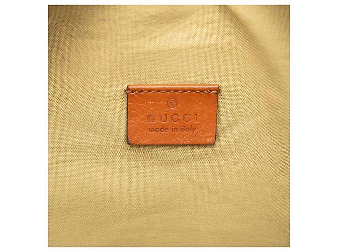 Gucci Gürteltasche aus beigem Canvas mit Web-Streifen - Ansicht 5
