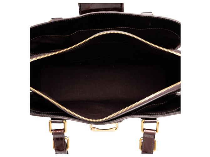 Louis Vuitton Purple Monogram Vernis Melrose Avenue Porpora - vista 4