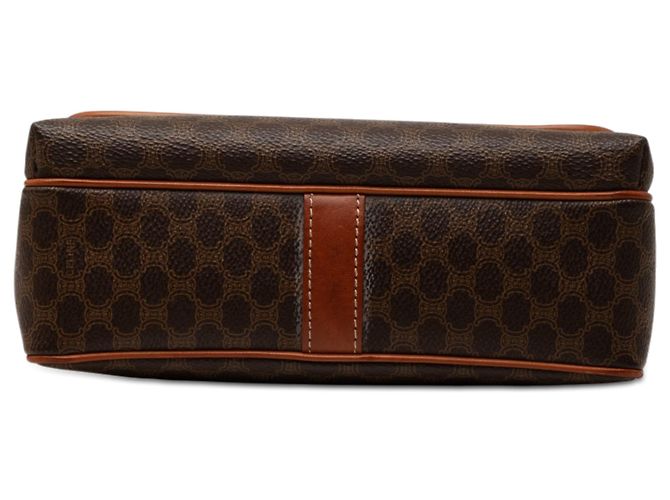 Céline Celine Brown Macadam Coated Canvas Crossbody-Tasche Braun - Ansicht 3