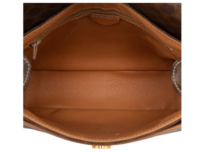 Céline Celine Brown Macadam Coated Canvas Crossbody-Tasche Braun - Ansicht 4