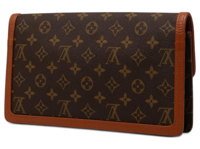 Louis Vuitton Brown Monogram Pochette Dame GM Braun - Ansicht 2