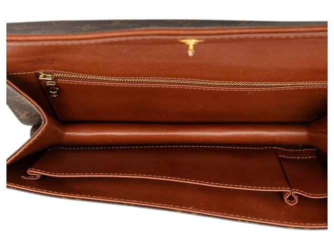 Louis Vuitton Brown Monogram Pochette Dame GM Braun - Ansicht 4