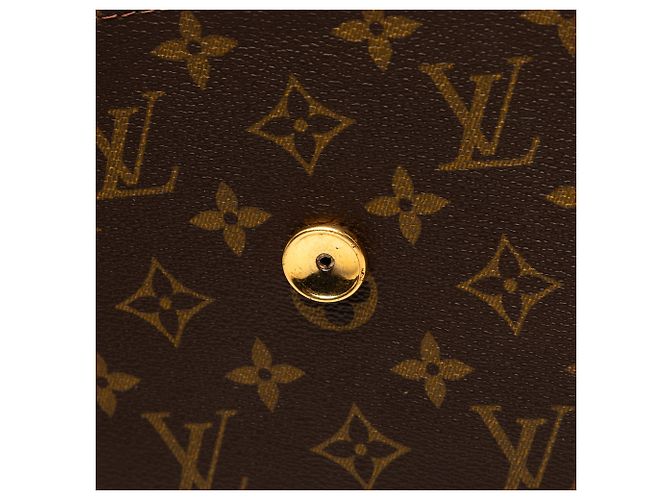 Louis Vuitton Brown Monogram Pochette Dame GM Braun - Ansicht 8