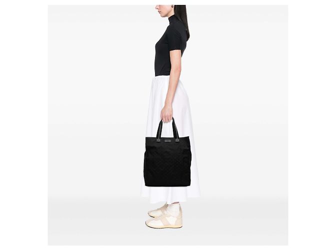 Gucci GG Nylon Web Tote in Schwarz - Ansicht 6
