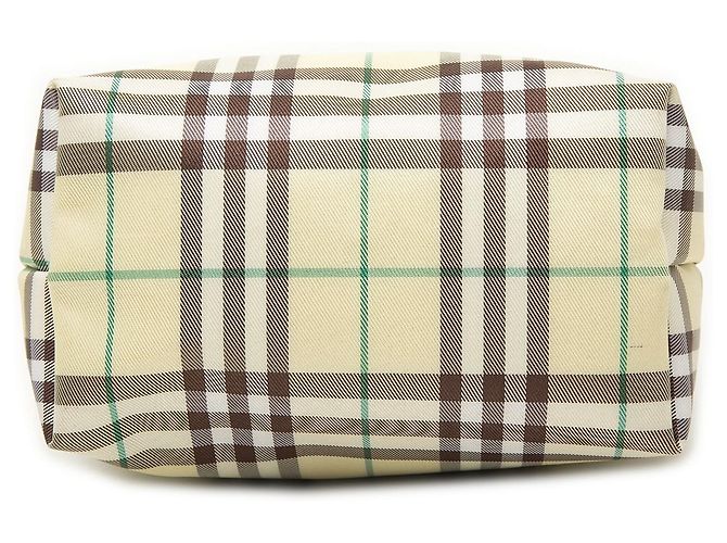 Borsa a mano Burberry Yellow Mini House Check Canvas Giallo - vista 3