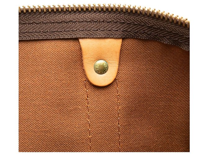 Louis Vuitton Brown Monogram Keepall 45 Marron - vue 9