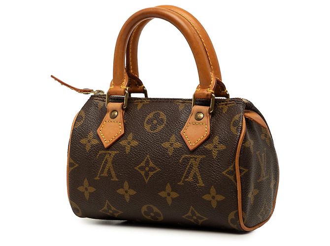 Louis Vuitton Brown Monogram Mini Speedy HL Marrom - vista 2