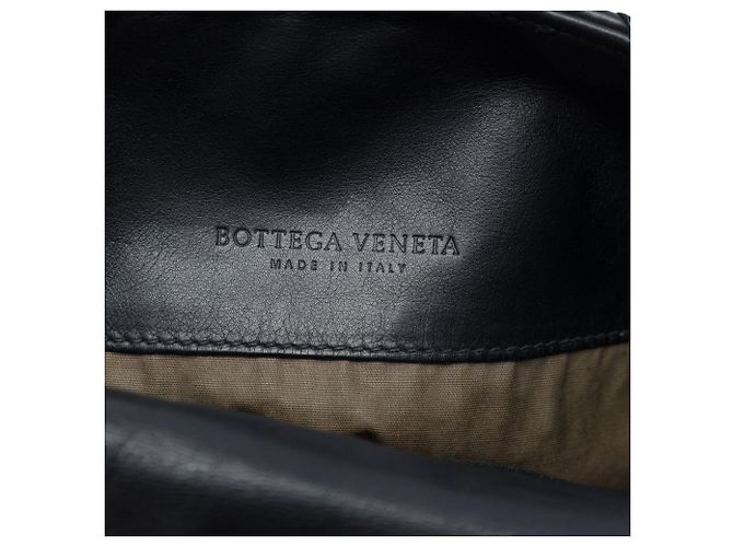 Bottega Veneta Black Nappa Intrecciato Messenger Bag - view 5