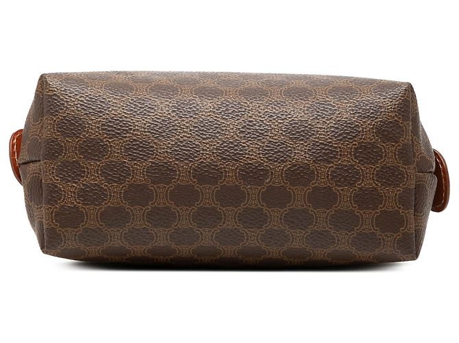 16 Céline Celine Macadam beschichtetes Canvas Täschchen braun - Ansicht 3