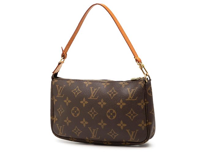 Louis Vuitton Brown Monogram Pochette Accessoires Castaño - vista 2
