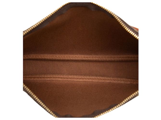 Louis Vuitton Brown Monogram Pochette Accessoires Castaño - vista 4