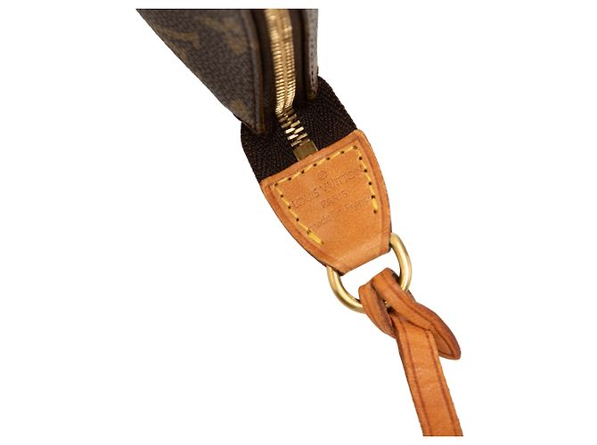 Louis Vuitton Brown Monogram Pochette Accessoires Castaño - vista 5