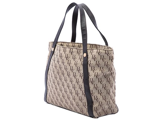 Borsa Tote Bottega Veneta Beige BV Monogram Jacquard - vista 2