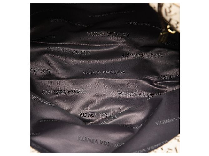 Borsa Tote Bottega Veneta Beige BV Monogram Jacquard - vista 4