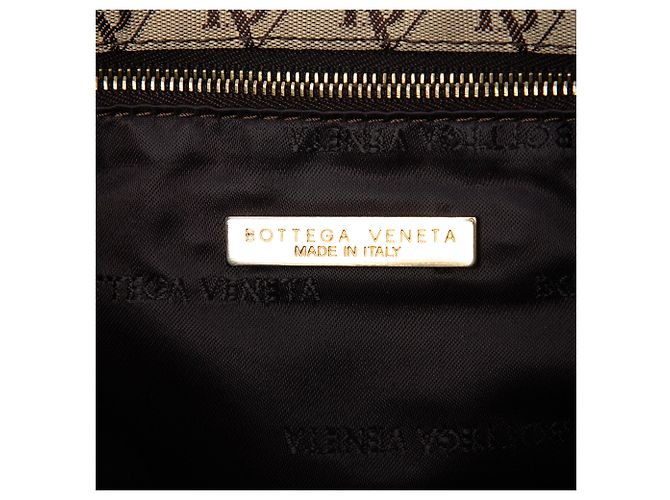 Borsa Tote Bottega Veneta Beige BV Monogram Jacquard - vista 5
