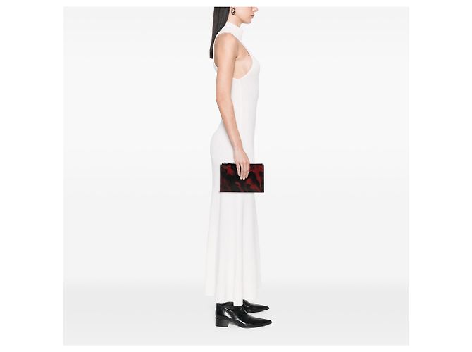 Saffiano Prada Red Tessuto Camouflage Clutch Rot - Ansicht 6